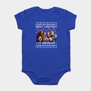 Red Dwarf Merry Christmas Ya Smeghead Baby Bodysuit